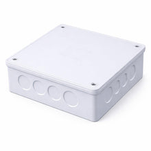 DJC Supply Co. Weather & Dust Proof PVC Plastic Junction Conduit Box 3/4" & 1" Holes
