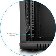 Ares Vision 6U Steel Wall Mount Cabinet,19" Wide Server Equipment Rack, Built in Shelf & Cooling Fan