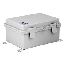 DJC Supply Co. ABS Waterproof IP67 Hinged Electronics Box with Mounting Plate, Bracket