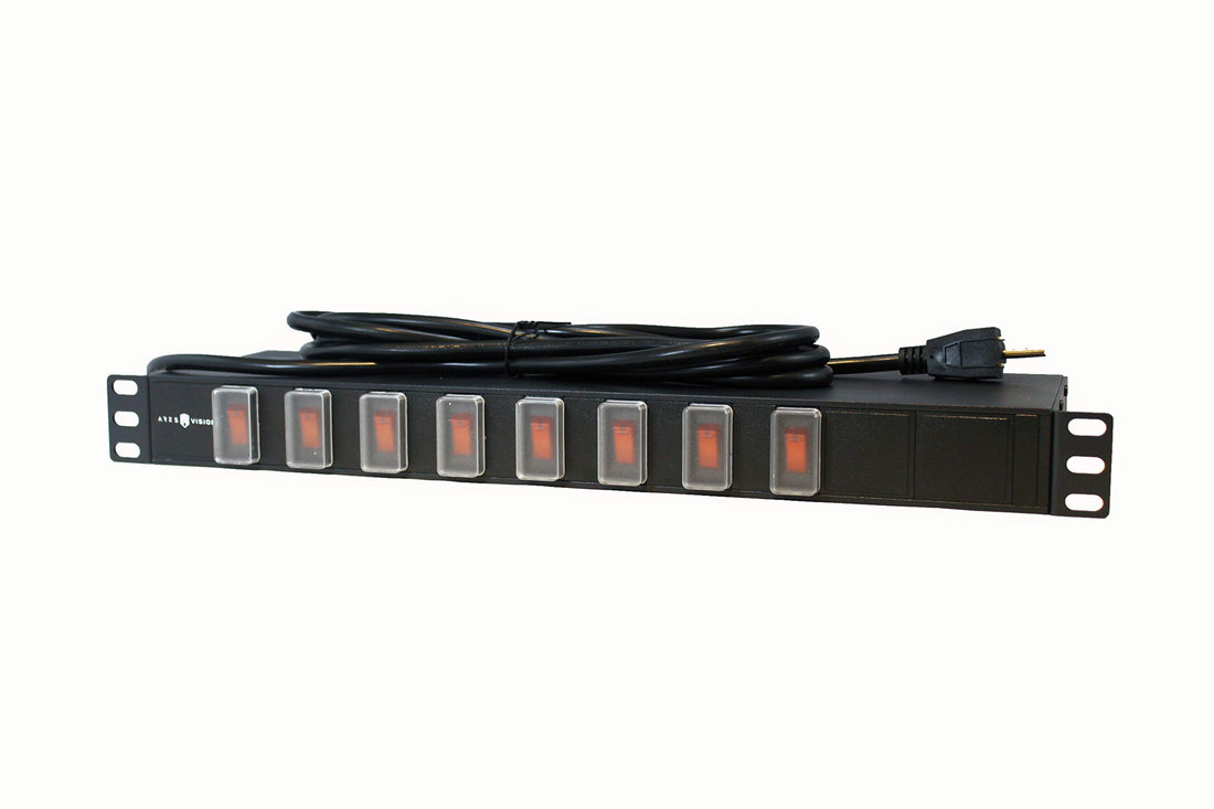 Ares Vision 8 Separately Switched outlets with Overload Protection 15Amp