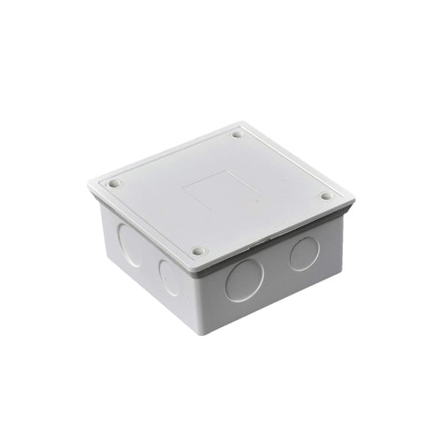 DJC Supply Co. Weather & Dust Proof PVC Plastic Junction Conduit Box 3/4" & 1" Holes