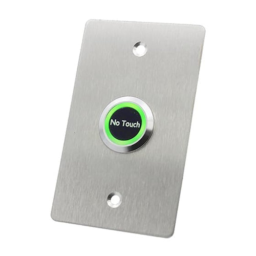 Ares Vision Door Release Entry & Exit Button NO/NC/COM Sensor Switch w LED Indicator for Access Control Maglocks & security doors. Aluminum, commercial & resedential use.