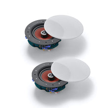 SOAV - 6.5" Round Frame-Less in Ceiling Speakers 60W RMS Power, Kevlar Woven Cone, 0.75" Titanium Dome