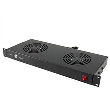 Ares Vision Dual Cooling Fans for 19'' Wide Standard Server Cabinet/Rack