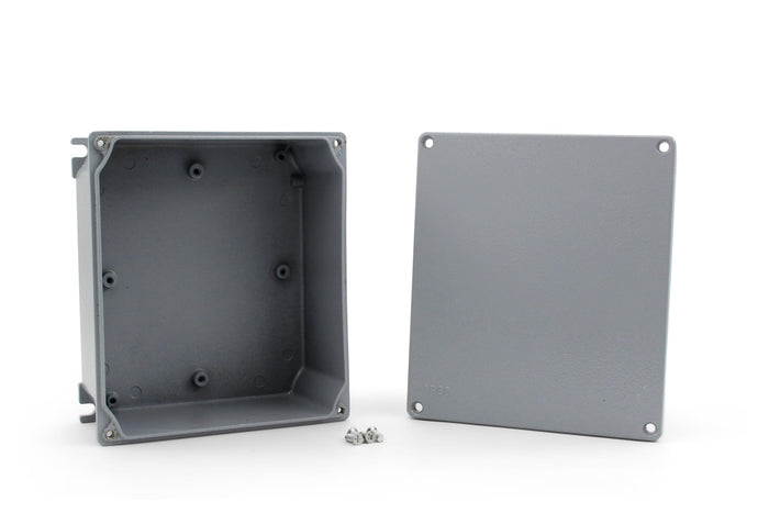DJC Supply Die Cast Aluminum Alloy IP66 Waterproof Junction, Instrument, Distribution Box, Surface Treated for Harsh Weather & Conditions.