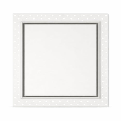 DJC Supply Trimless Flush Mount HVAC Register, White Paintable Steel, Plaster-in Installation, Air Supply and Return Vent, Upgrade Your Space !