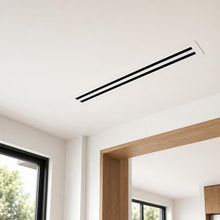 DJC Supply Linear Slot Diffuser Register Cover Only, 1, 2 or 3 Slot, 12 to 48 in, White Steel HVAC Ceiling or Wall Vent, Plenum Box Sold Separately