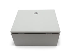 DJC Supply Co. Steel 16 Gauge/1.25MM Thick Power Coated 6"x6"x4" Distribution Box with Mounting Plate, and 3MM Bar Lock
