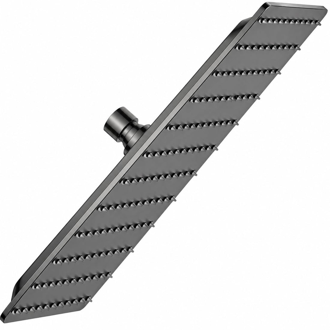 DJC Flow Square Rainfall Shower Head 8” & 12” – 100% 304 Stainless Steel Build – High Pressure Ultra Thin Design – Anti-Clog Nozzles – Universal Fit – 10 Year Warranty