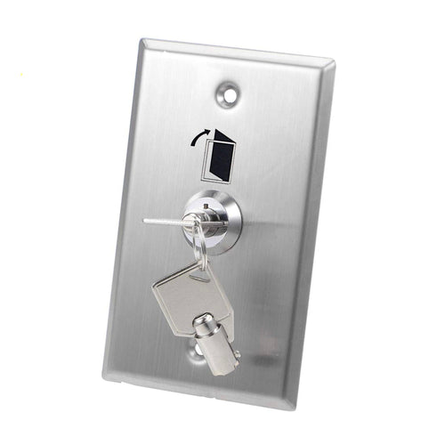 Ares Vision Door Release Entry & Exit Button NO/NC/COM Sensor Switch w LED Indicator for Access Control Maglocks & security doors. Aluminum, commercial & resedential use.