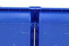 DJC Supply Stackable Storage Bins 2 Pack – 8.4" x 11" x 6.9" Heavy Duty Polypropylene Organizer, Hangable & Side-Connect Design for Garage, Tools, Parts, Warehouse & Home Storage