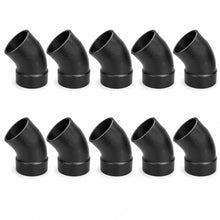 DJC Supply ABS 45 degree street elbow, hub x spigot, 4 Inch single-fitting example