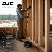DJC Supply 8/2 Copper Building Wire with Ground, 8 AWG 2 Conductor Cable for 240V Circuits, Indoor Electrical Wire for Appliances, Heaters, A/C Units & Equipment, [25/75/225] FT