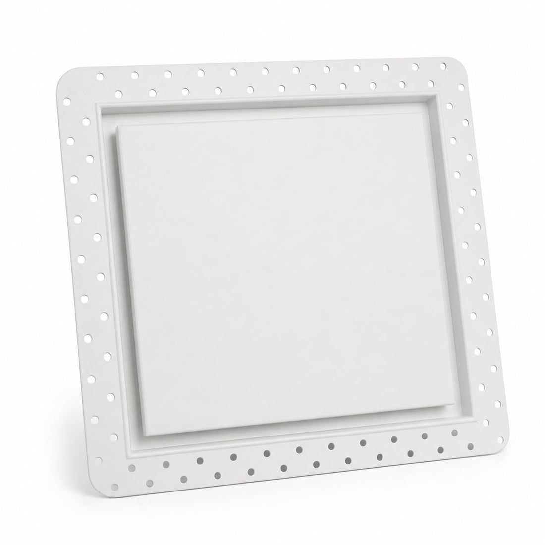 DJC Supply Flush Mount Recessed Access Panel for Wall & Ceiling, Plaster-In Metal Construction, Concealed Drywall Access Door for Plumbing, Electrical, HVAC & Utility Openings