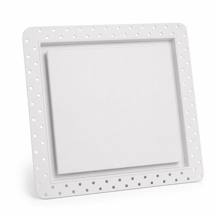 DJC Supply Flush Mount Recessed Access Panel for Wall & Ceiling, Plaster-In Metal Construction, Concealed Drywall Access Door for Plumbing, Electrical, HVAC & Utility Openings