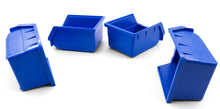 DJC Supply Heavy Duty Storage Bin Set & Steel Panel for Hanging Bin, Bench Mountable Steel Rolled Panel, 15 Bins included, Great for organzing Tools, Parts, and More.