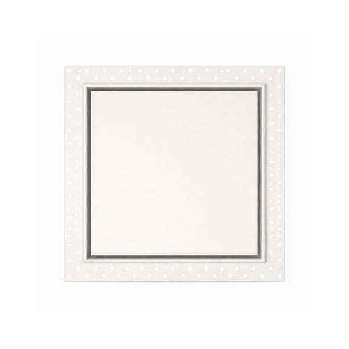 DJC Supply Trimless Flush Mount HVAC Register, White Paintable Steel, Plaster-in Installation, Air Supply and Return Vent, Upgrade Your Space !