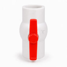 DJC Supply PVC Schedule 40 Ball Valves, Slip x Slip, White