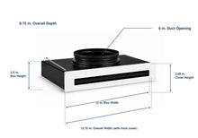 DJC Supply Linear Slot Diffusers with Plenum, 12-48 in, 1-3 Slots