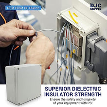 DJC Supply Co. Weather & Dust Proof PS Plastic Junction Conduit Box