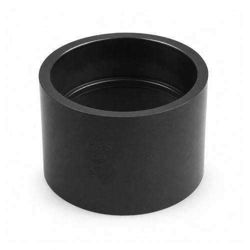 DJC Supply ABS DWV Couplings and Reducing Couplings, Black Drain Waste Vent Pipe Fittings