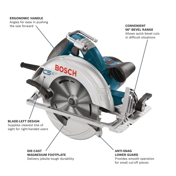 BOSCH CS10 7-1/4 In. Blade Right Circular Saw