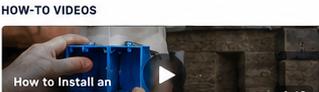 How to install an electrical box